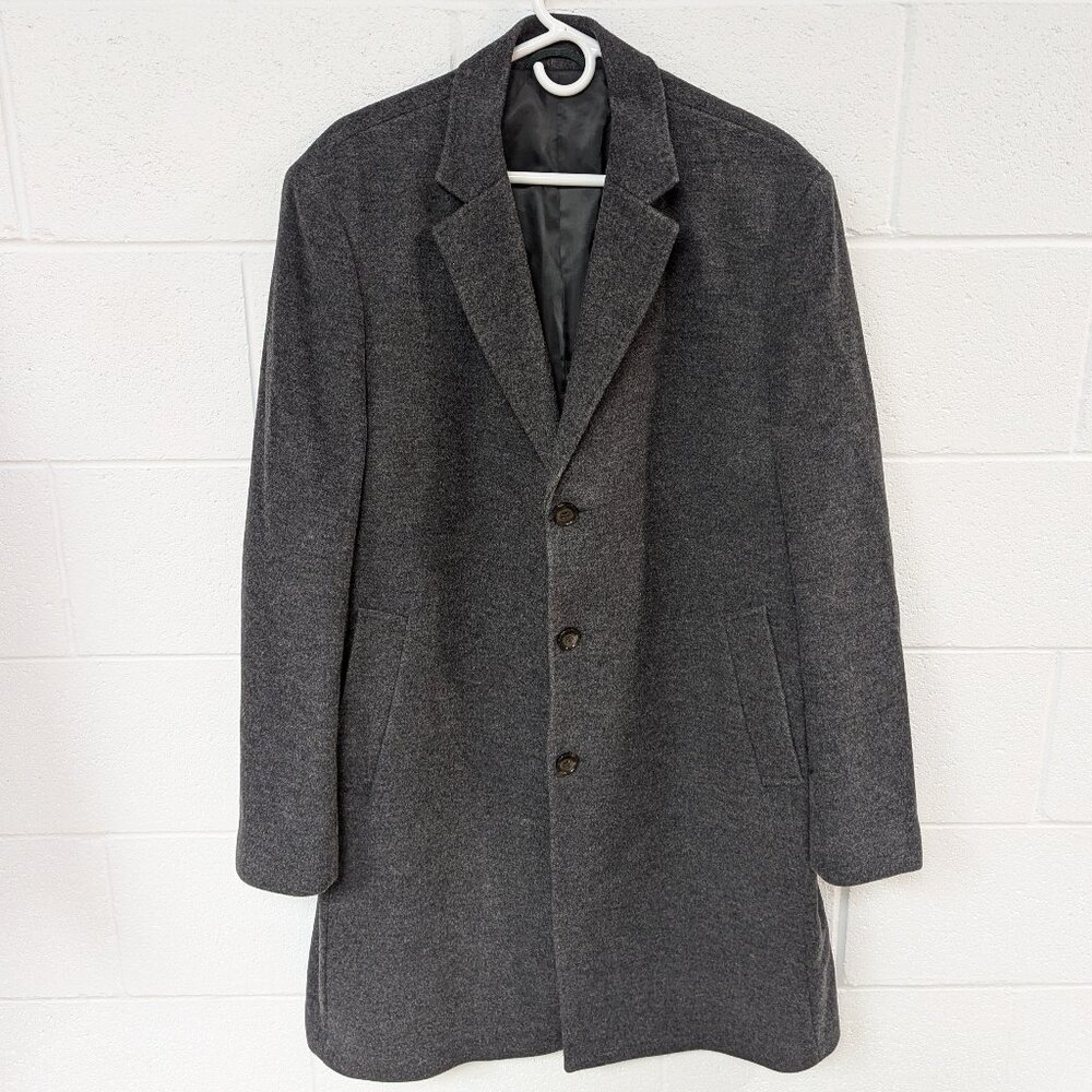 Lauren Ralph Lauren Men's Wool/Cashmere Luxury Topcoat, 44R